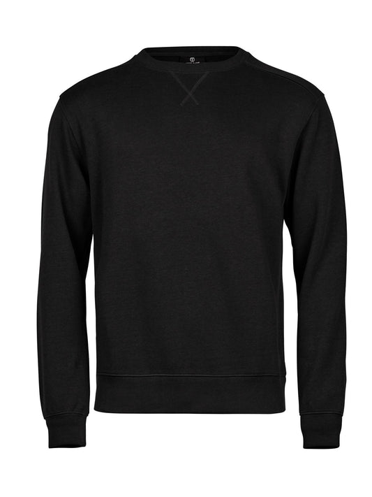 Ribbed Interlock Crew Neck Tee Jays Black