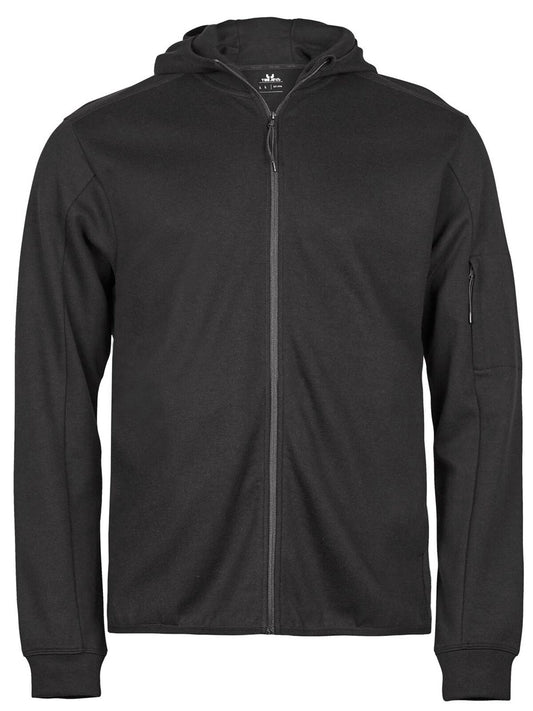 Athletic Hooded Full Zip Sweat Tee Jays Black