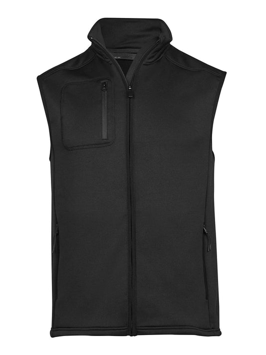 Stretch Fleece Bodywarmer Tee Jays Black