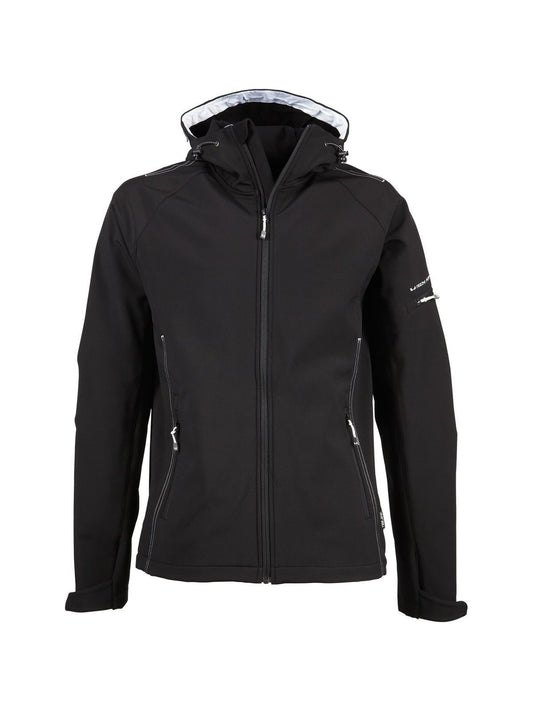 Hooded Lightweight Performance Softshell Tee Jays Black