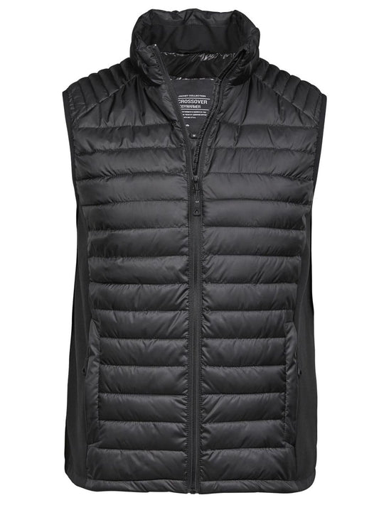 Men's crossover bodywarmer Tee Jays Black/Black