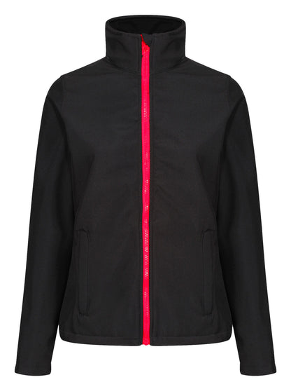 Women’s Ablaze Printable Softshell Regatta Professional Black/Classic Red