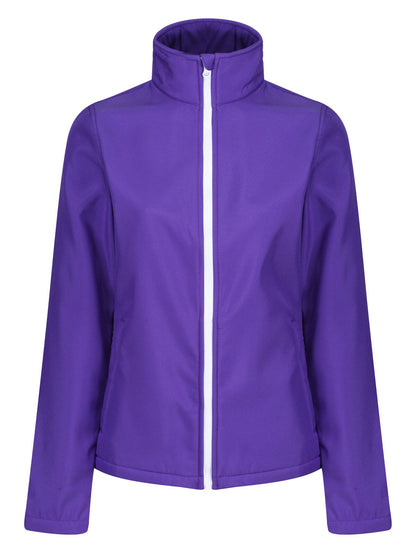 Women’s Ablaze Printable Softshell Regatta Professional Vibrant Purple/Black