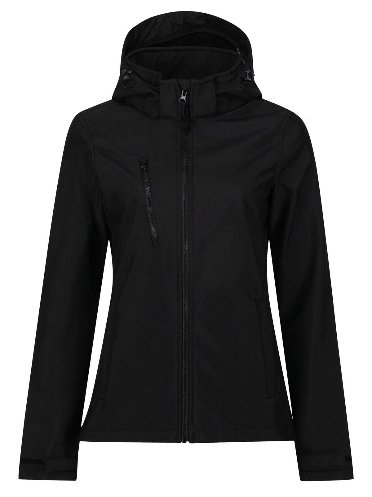 Women’s Venturer 3-Layer Hooded Printable Softshell Jacket Regatta Professional Black/Black