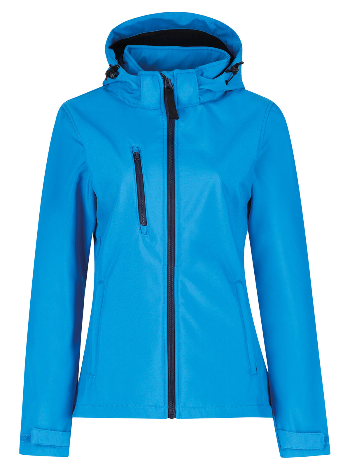 Women’s Venturer 3-Layer Hooded Printable Softshell Jacket Regatta Professional French Blue/Navy