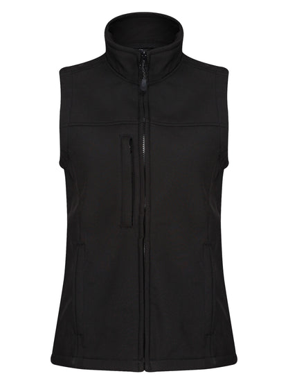 Women’s Flux Softshell Bodywarmer Regatta Professional All Black