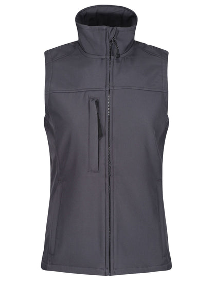 Women’s Flux Softshell Bodywarmer Regatta Professional Seal Grey/Black