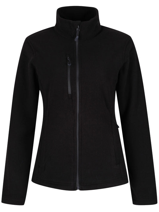 Women's Honestly Made Recycled Fleece Jacket Regatta Professional All Black