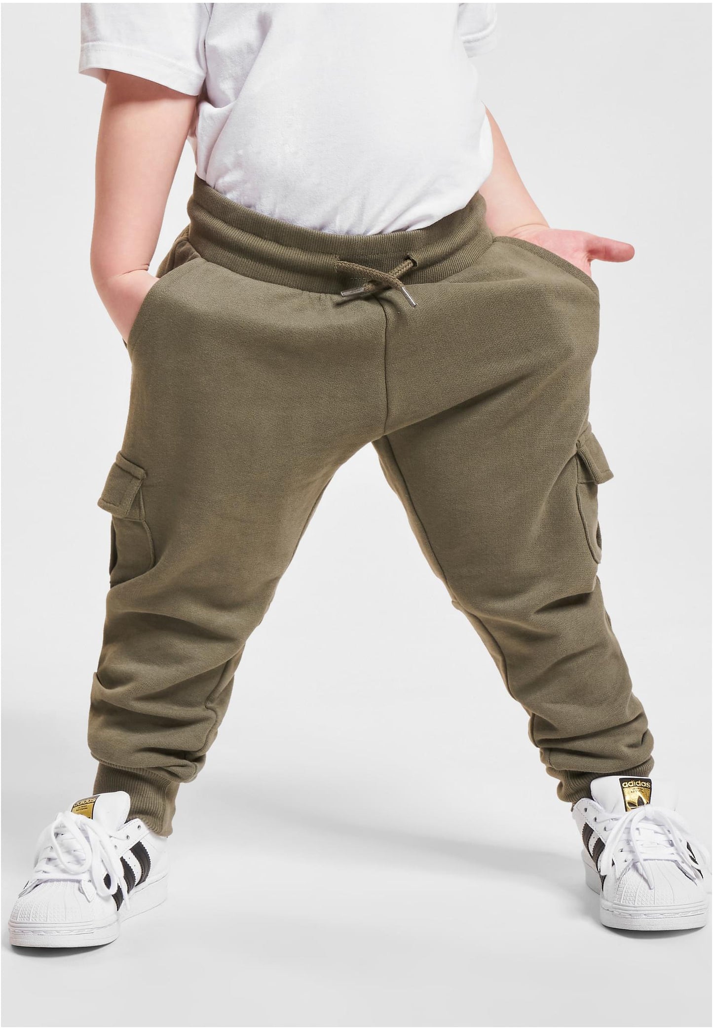 Boys Fitted Cargo Sweatpants
