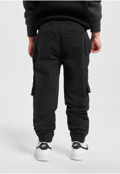 Boys Washed Cargo Twill Jogging Pants