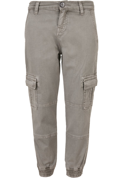 Boys Washed Cargo Twill Jogging Pants
