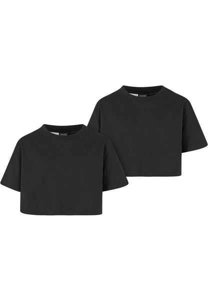 Girls Short Kimono Tee 2-Pack