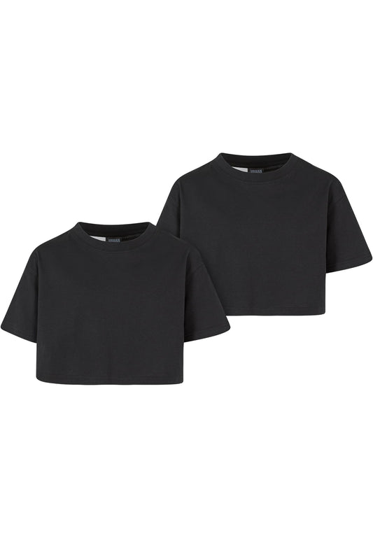 Girls Short Kimono Tee 2-Pack
