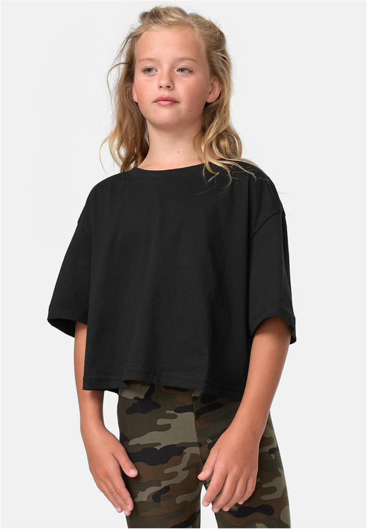 Girls Short Kimono Tee
