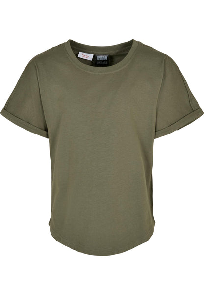 Boys Long Shaped Turnup Tee