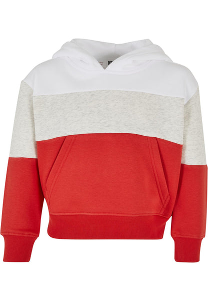 Girls Oversized 3-Tone Hoody