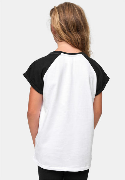 Girls Contrast Raglan Tee