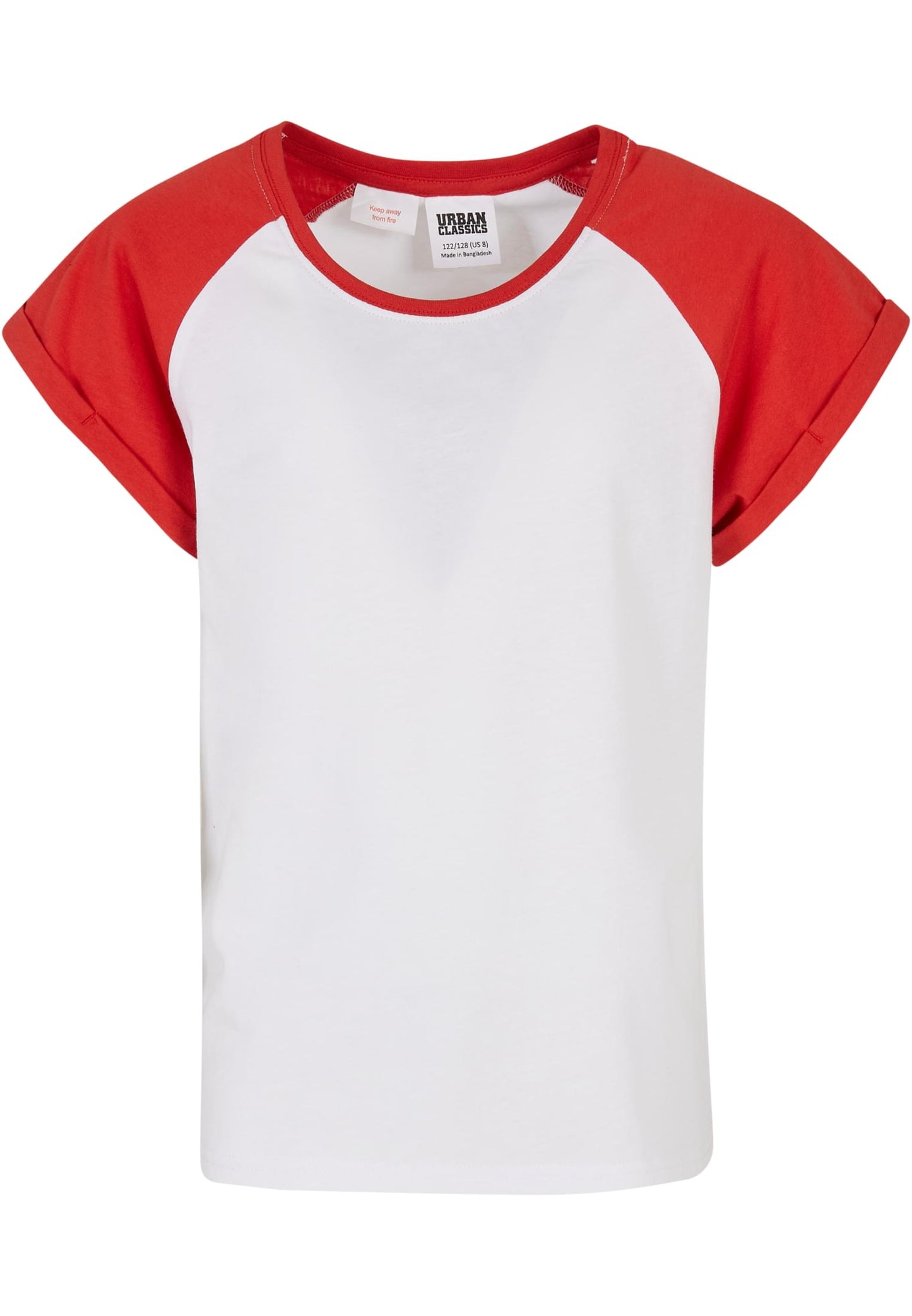 Girls Contrast Raglan Tee