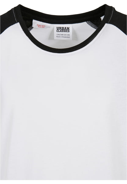 Girls Contrast Raglan Tee