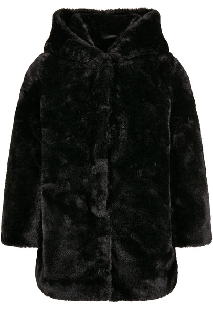 Girls Hooded Teddy Coat