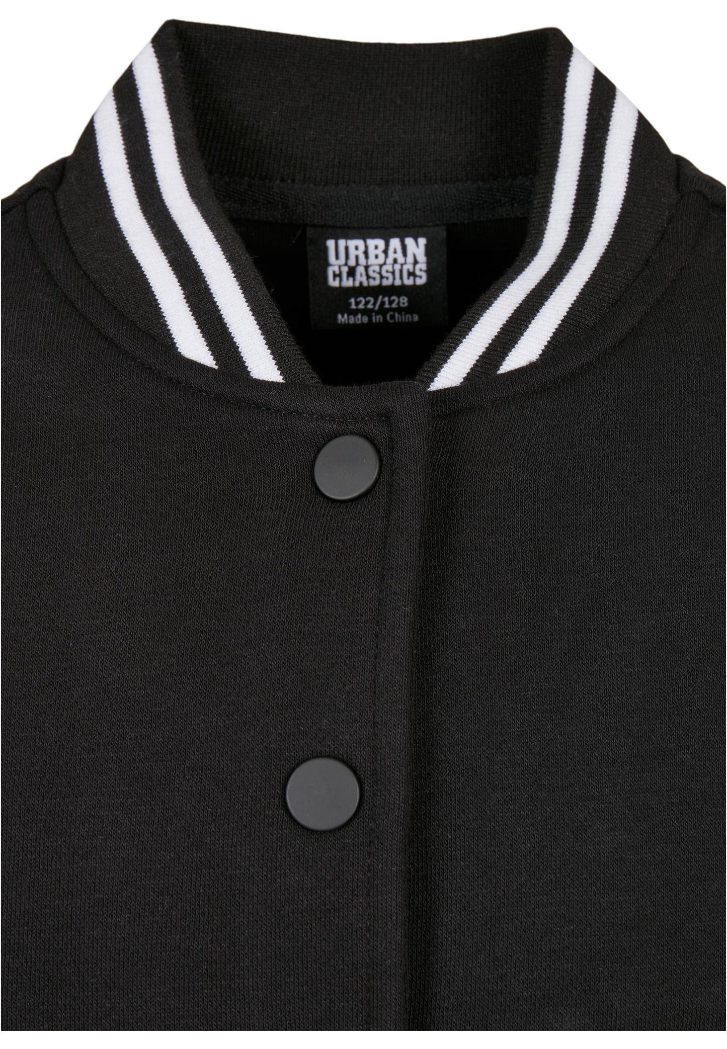 Girls Inset College Sweat Jacket