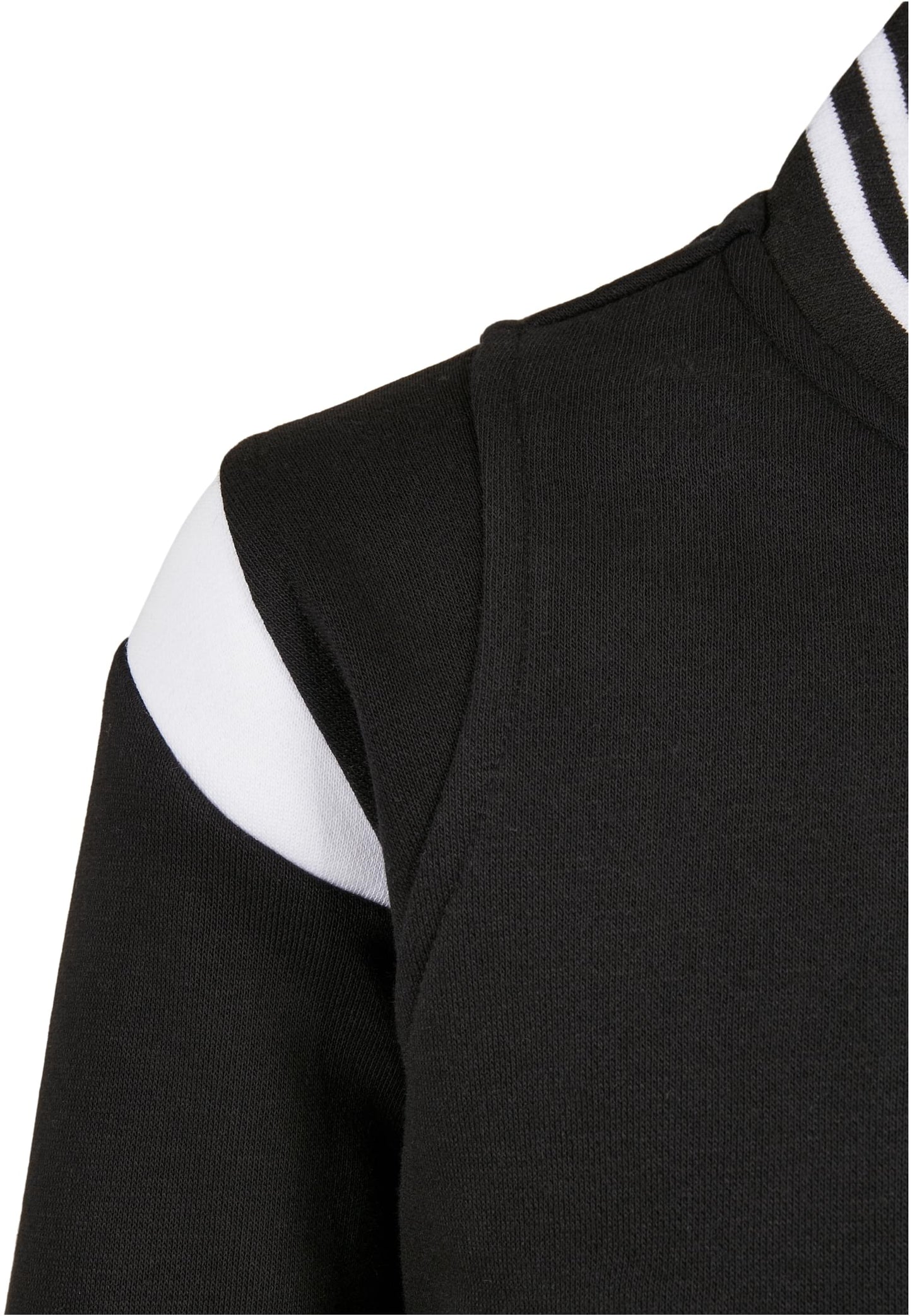 Girls Inset College Sweat Jacket