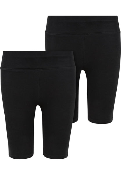 Girls High Waist Cycle Shorts 2-Pack