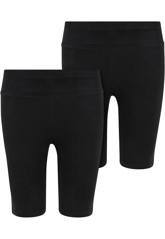 Girls High Waist Cycle Shorts 2-Pack