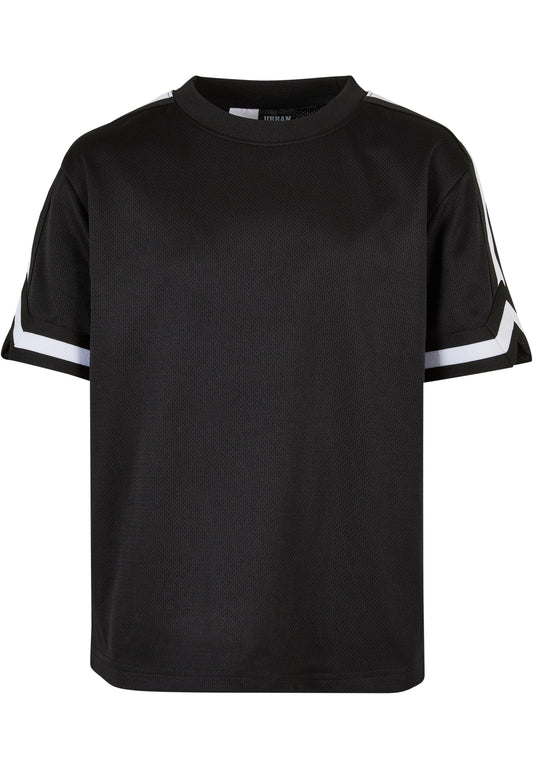 Boys Oversized Stripes Mesh Tee