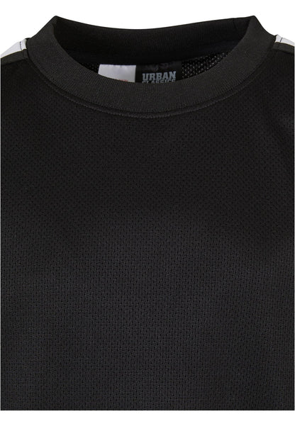 Boys Oversized Stripes Mesh Tee