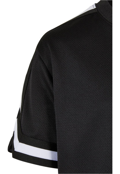 Boys Oversized Stripes Mesh Tee