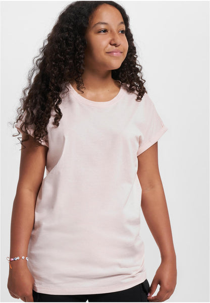 Girls Organic Extended Shoulder Tee