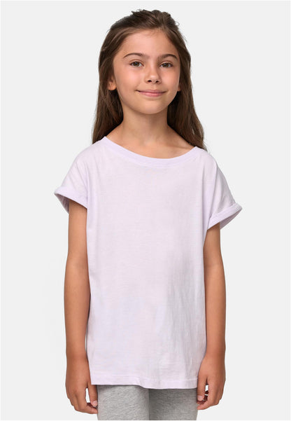 Girls Organic Extended Shoulder Tee