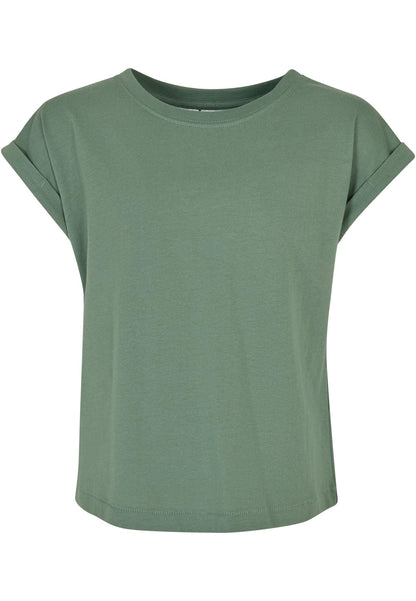 Girls Organic Extended Shoulder Tee