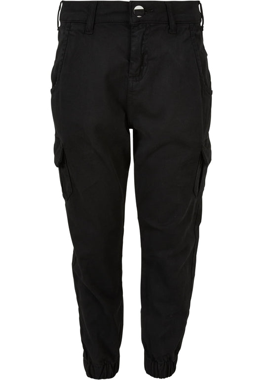 Girls High Waist Cargo Pants
