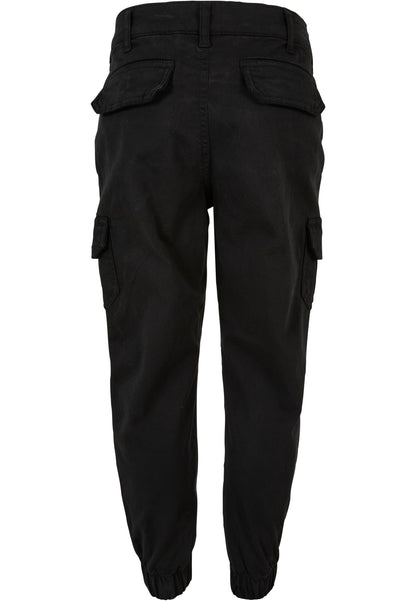 Girls High Waist Cargo Pants