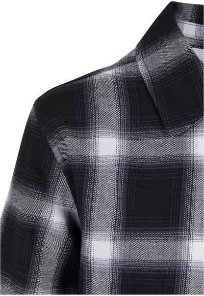 Boys Oversized Checked Shirt