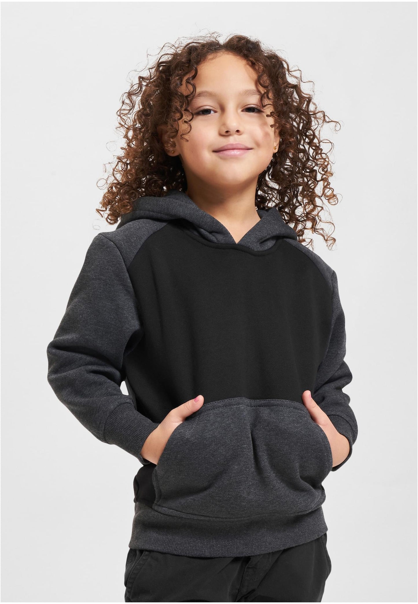 Boys 2-Tone Fake Raglan Hoody