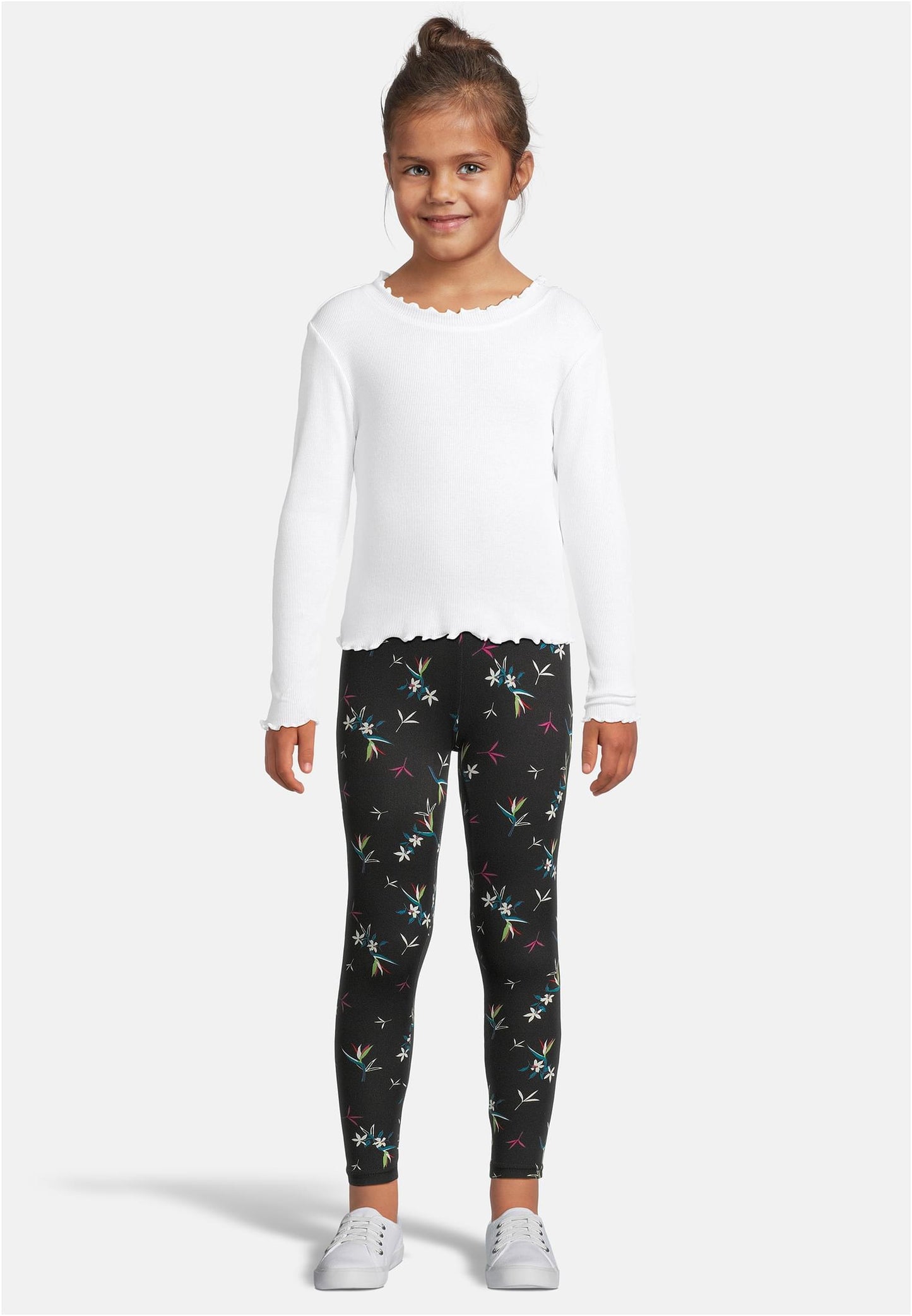 Girls Short Rib Longsleeve 3 Pack