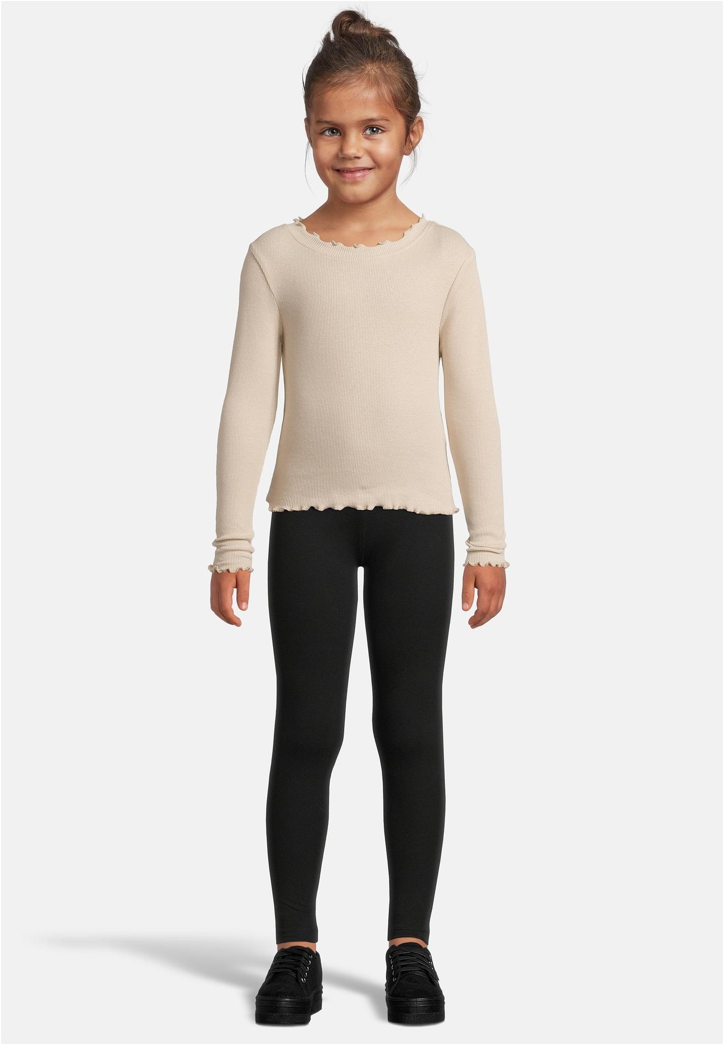 Girls Short Rib Longsleeve 3 Pack