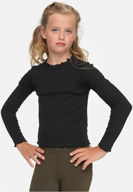 Girls Short Rib Longsleeve