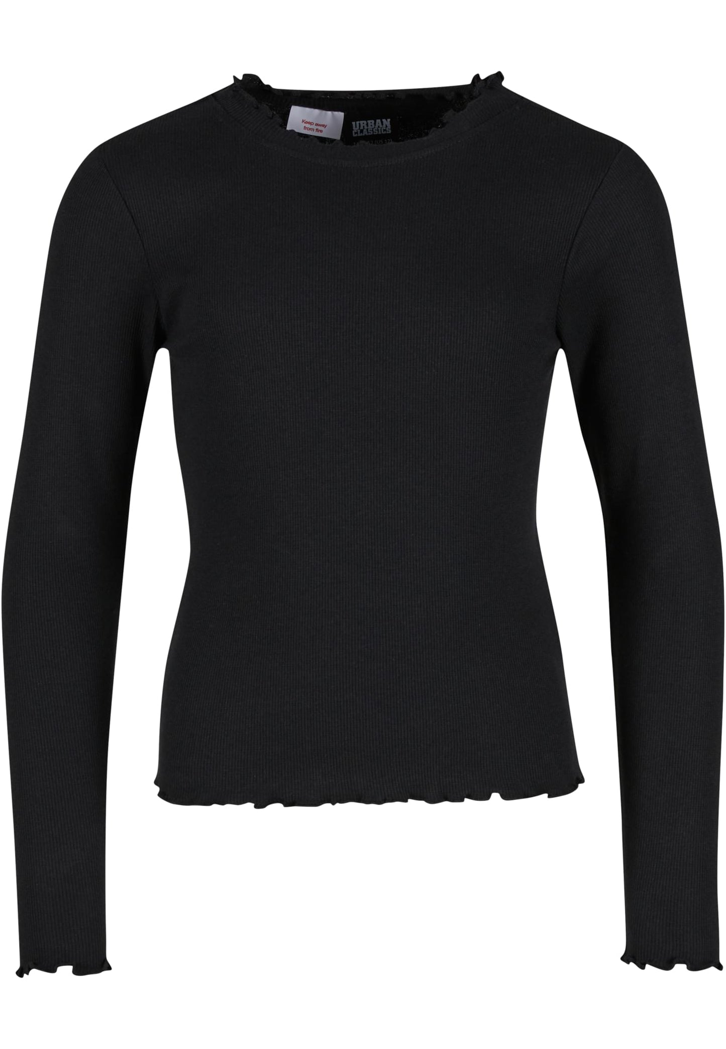 Girls Short Rib Longsleeve