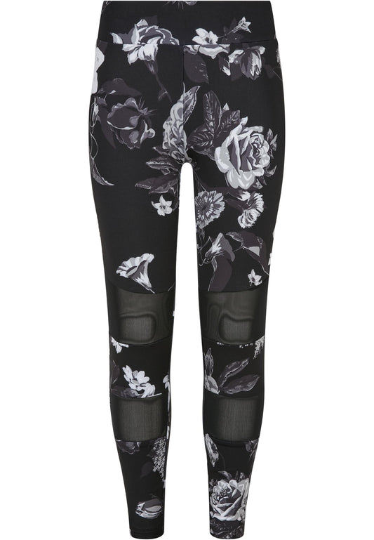 Girls Tech Mesh AOP Leggings