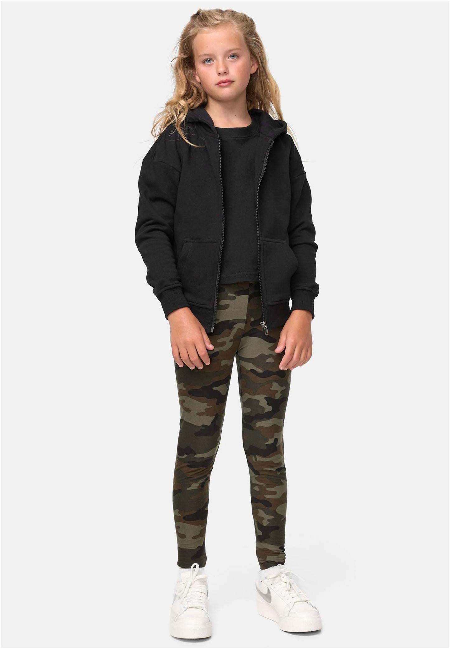 Girls Organic Terry Zip Hoody
