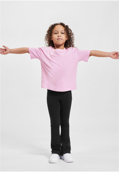 Girls Organic Oversized Pleat Tee