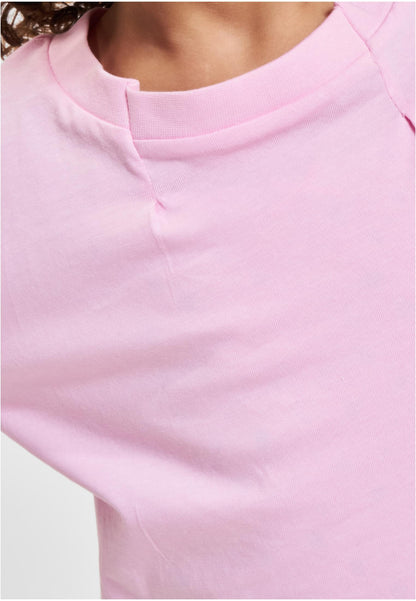 Girls Organic Oversized Pleat Tee