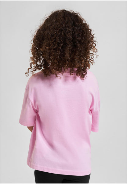 Girls Organic Oversized Pleat Tee