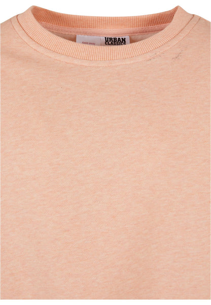 Girls Oversized Color Melange Crewneck
