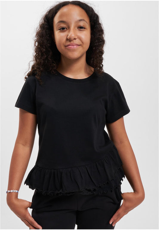 Girls Organic Volant Tee