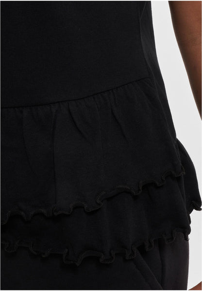 Girls Organic Volant Tee